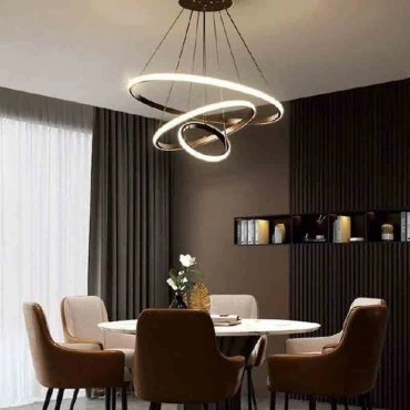 لوستر مدرن طرح 3 حلقه x4