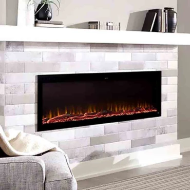 شومینه برقی لوکس حاشیه باریک 120