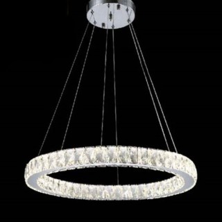 لوستر مدرن آویزی تک حلقه سایز 40 سانتی متر