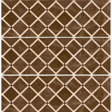 سرامیک 30×90 پولیش تبریز مدل آنتیک قهوه ای برجسته دکور