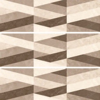 سرامیک 30×90 پولیش تبریز مدل بریو قهوه ای دکور