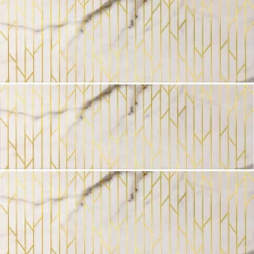 سرامیک 40×120 پولیش تبریز مدل دیاموند طلایی دکور