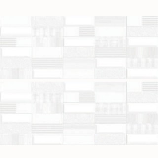 سرامیک 60×150 مات تبریز مدل وانیلا آجر سفید برجسته