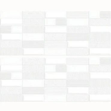 سرامیک 60×150 مات تبریز مدل وانیلا آجر سفید برجسته