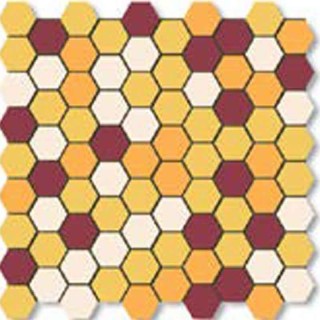 سرامیک استخری 3.3×3.3 البرز مدل SGA URS 19 شش گوش