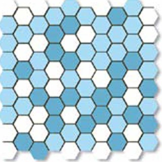 سرامیک استخری 3.3×3.3 البرز مدل SGA URS 11 شش گوش