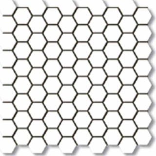 سرامیک استخری 3.3×3.3 البرز مدل SG White 01 شش گوش