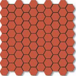 سرامیک استخری 3.3×3.3 البرز مدل SG Red 04 شش گوش