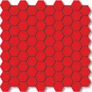 سرامیک استخری 3.3×3.3 البرز مدل SG Red 01 شش گوش