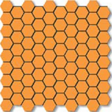 سرامیک استخری 3.3×3.3 البرز مدل SG Orange 01 شش گوش
