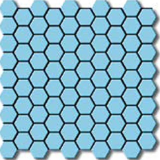 سرامیک استخری 3.3×3.3 البرز مدل SG Blue 07 شش گوش