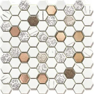 سرامیک استخری 3.3×3.3 چیتا مدل رایان شش گوش