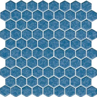 سرامیک استخری کارلوف 3.3×3.3 چیتا مدل Blue 90 شش گوش