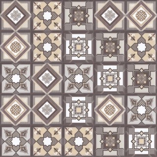 سرامیک 20×20 چیتا مدل هرمس دکور قهوه ای