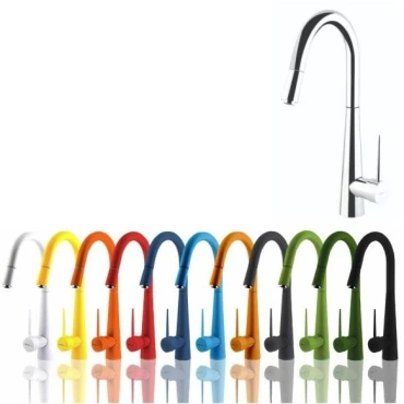 شیر آشپزخانه شاوری ایتن کروم شودر