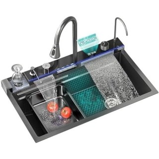 سینک ظرفشویی پیانویی مدل 7 کلید HUADIAO