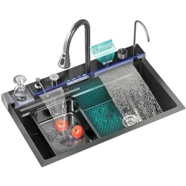 سینک ظرفشویی پیانویی مدل 7 کلید HUADIAO