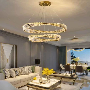 لوستر سقفی و آويز كريستالی مدرن