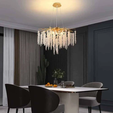 لوستر كريستالی برفی وارداتی