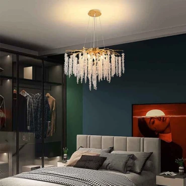 لوستر كريستالی برفی وارداتی