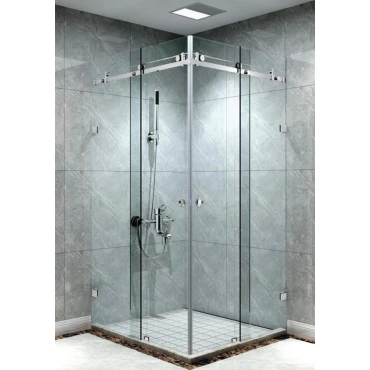 ست کابین دوش ال - استیل مات