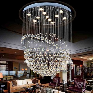 لوستر سقفی کریستالی مدل زحل طرح ایتالیایی