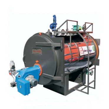 بویلر آبگرم فولادی دابو صنعت دو پاس کوره برگشتی مدل DS-WW-H-TW-250