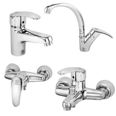 شیر حمام قهرمان مدل اسپانیایی کروم