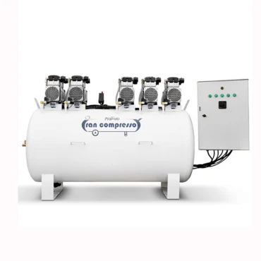کمپرسور باد 1000 لیتری ویژه اویل فری (5 موتور 1600 وات)
