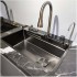 سینک ظرفشویی آبشاری پیانویی 5 کلید هایشین