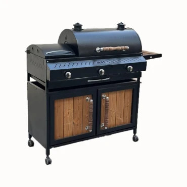 باربیکیو گازی پلوپزدار کابینتی 100 سانت