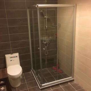 کابین دوش فریم دار 90×90 شیشه شفاف