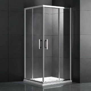 کابین دوش شیشه ایی L ریلی مدل Gemy-S30152
