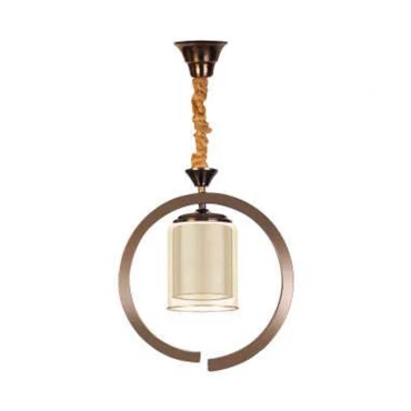 لوستر مدرن تک شعله فلزی فنری