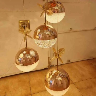 لوستر مدرن آویزی مدل گوی کد MAH_F_107