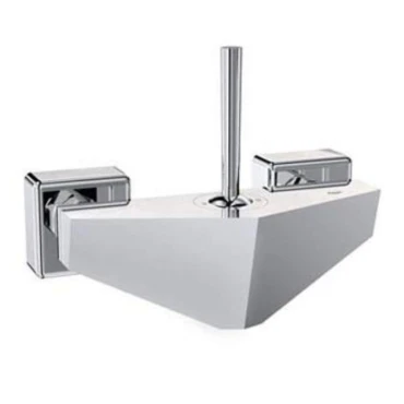 شیر توالت شودر مدل تیفانی کروم