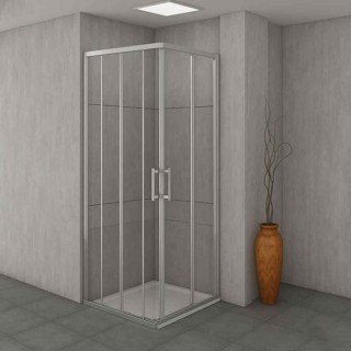 کابین دوش شیشه ای ریلی فریم دار