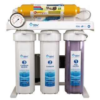 تصفیه آب 6 مرحله ای اس اس وی مدل SuperTec X600