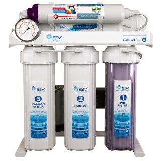 تصفیه آب 6 مرحله ای اس اس وی مدل SuperTec X630