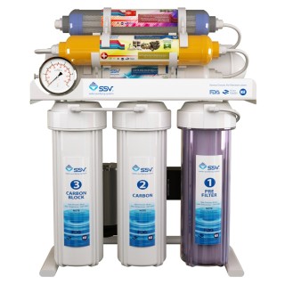 تصفیه آب 8 مرحله ای اس اس وی مدل SuperTec X800