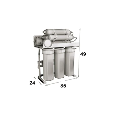 تصفیه آب 8 مرحله ای اس اس وی مدل SuperTec X800