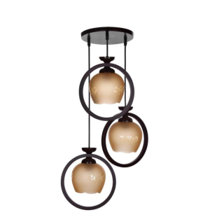 چراغ آویز چشمه نور 3 شعله کد G513/3H 