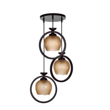 چراغ آویز چشمه نور 3 شعله کد G513/3H 