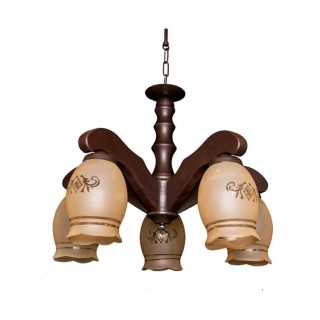 لوستر آشپزخانه 5 شعله چشمه نور کد G511 