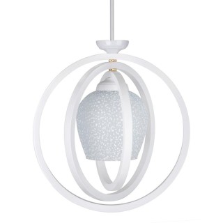 لوستر تک شعله سقفی چشمه نور کد G512/1H - WT