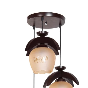 لوستر آویز چشمه نور 3 شعله کد G505 