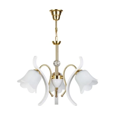 لوستر چوب استیل چشمه نور 3 شعله کد s888