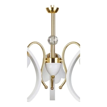 لوستر چوب استیل چشمه نور 3 شعله کد s888