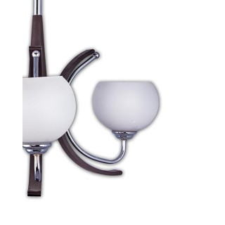 لوستر چوبی استیل 3 شعله کد 858