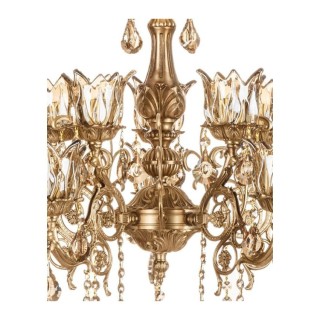 لوستر چشمه نور 12 شعله کد C2925/6-A آنتیک